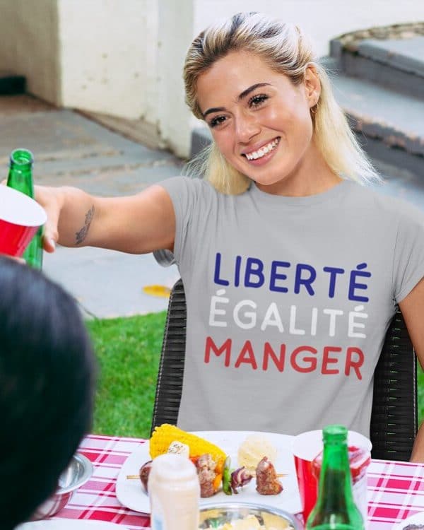 T-shirt Liberté Égalité Manger
