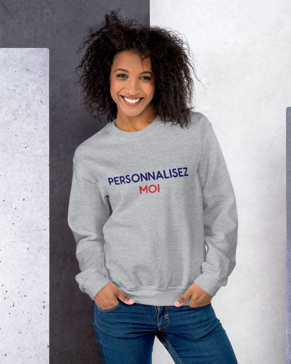 Sweatshirt personnalisable